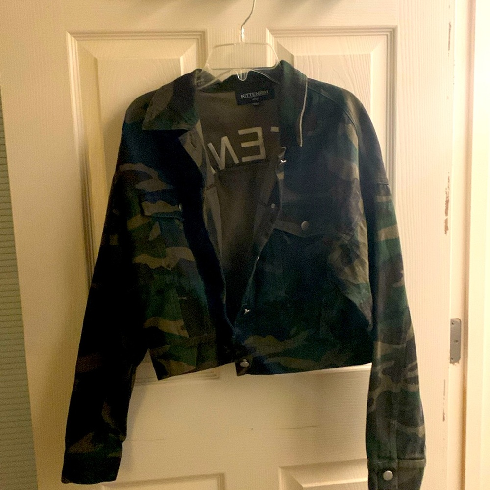 kittenish camo jacket